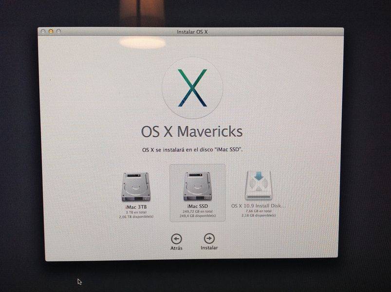 Primer arranque del iMac